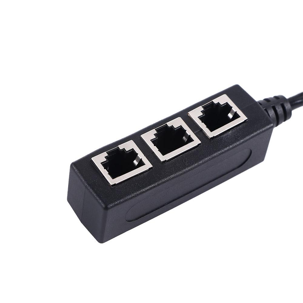 LAN Ethernet Digital Cables RJ45 Connector RJ45 Splitter Network Connector Extender Adapter Cable