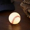Unique Holiday Presents Realistic Baseball Night Light, Desk Decor Lamp, Portable Ambient Sports Themed Decorations Lighting Ornament for Bedroom
