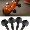 4Pcs Violin Pegs Art Craft Supplies Violin Tuning Pegs for Violin Tuning Violin Replacement Tuning Pegs Wood Tuning Pegs