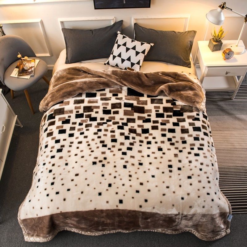 Высококачественное одеяло из кораллового флиса, теплое одеяло, супер теплое и мягкое, двустороннее плюс флисовое, теплая и дышащая простыня, одеяло для сна