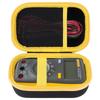 Peyyargo Storage Case Compatible with Fluke Multimeters 101/106/107 Pocket-Sized (Black + Yellow)