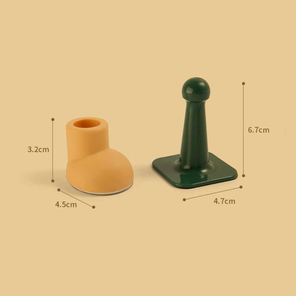 Non-punch Door Anti-collision Device Silicone Anti-bump Door Holder New Door Stopper