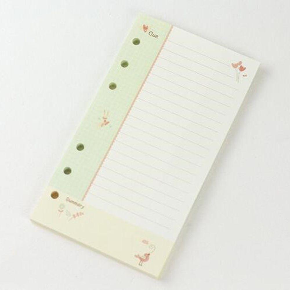 Supplies To do List 45 Sheets Daily Planner Monthly Binder Inside Page Loose Leaf Paper Refill Notebook Refill Notebook Paper
