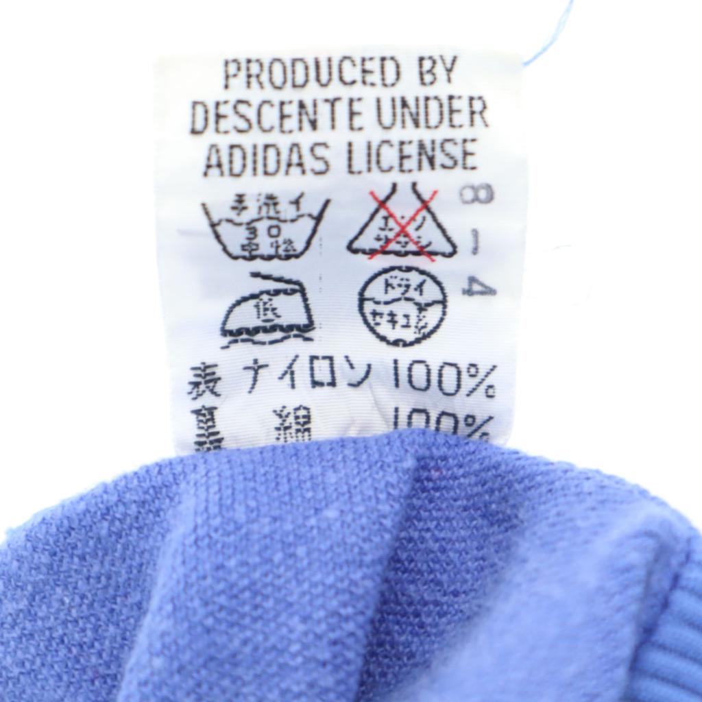 Adidas 70s Vintage West German Tag Made by Descente Track Jacket 4 Blue Men's Used