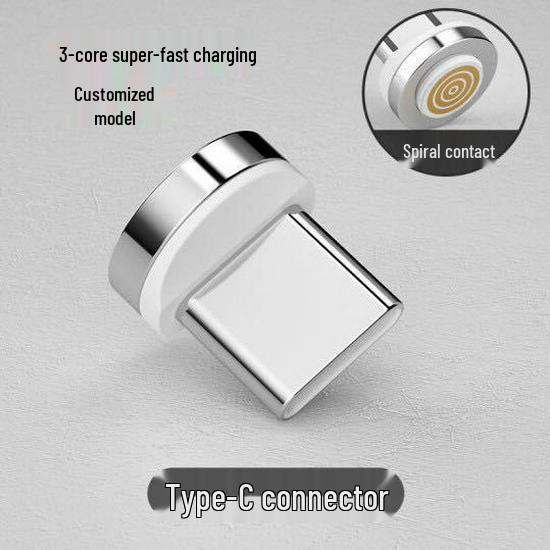 Магнитный кабель для быстрой зарядки 3/5A для Huawei, Android, Apple и VR-устройств - Круглая головка с 7 контактами