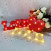 1PC Love&Heart Shaped LED Night Light,Battery Powered Romantic Decoration Lights For Wedding,Proposal,Birthday,Party,Photo Props