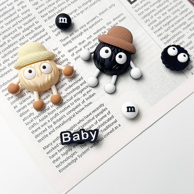 Милые мультяшные аксессуары для обуви Coal Ball - 3D Креативные пряжки для самостоятельного украшения
