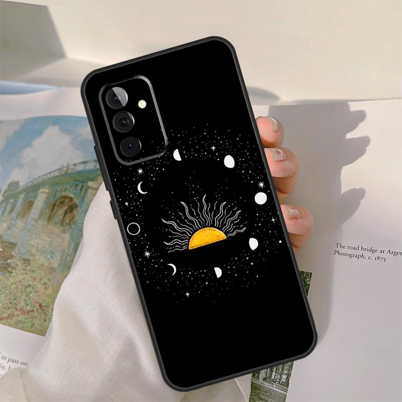 Чехол со звездами, созвездиями, солнцем, луной и галактикой для Samsung Galaxy A55 A35 A15 A32 A12 A22 A52 A06 A54 A34 A14 A56 A36 A26 A16 A13 A53