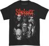 Мужская футболка Slipknot We are Not Your Kind с красно-серым логотипом, черная