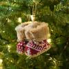 Colorful Fabric Fabric Hanging Decoration Plush Mini Shoes Ornament  Christmas Tree Decoration