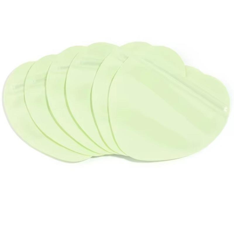 Heart Zipper Jewelry Bag Plastic Ziplock Pouch Bag for Jewelry Display Storage Candy Valentine's Day Gift Packaging Supplies