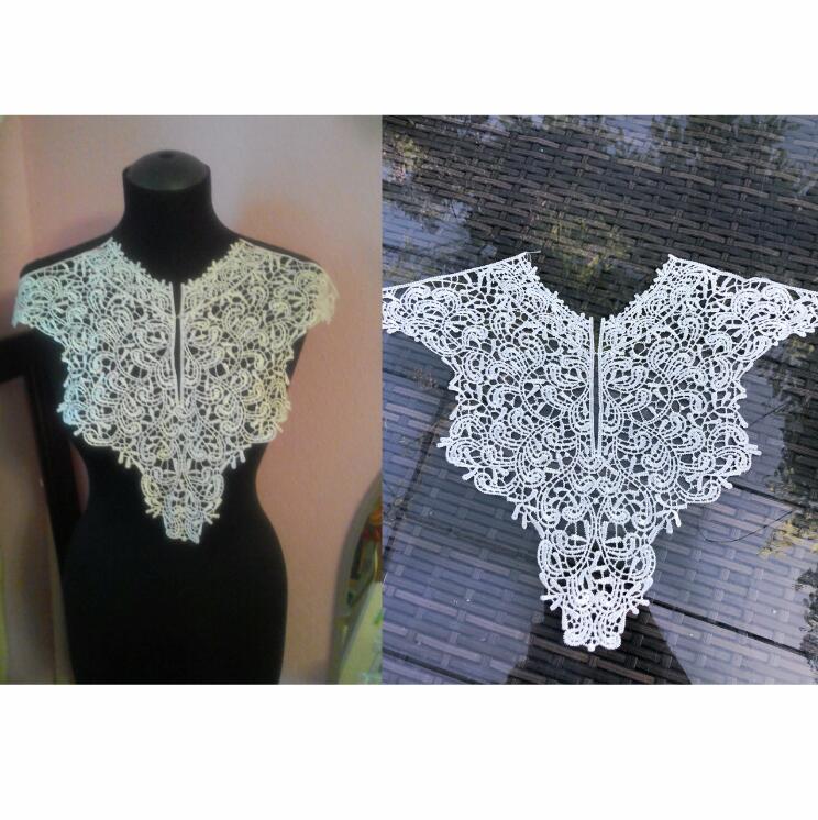 Кружевной ворот, декор для платья
