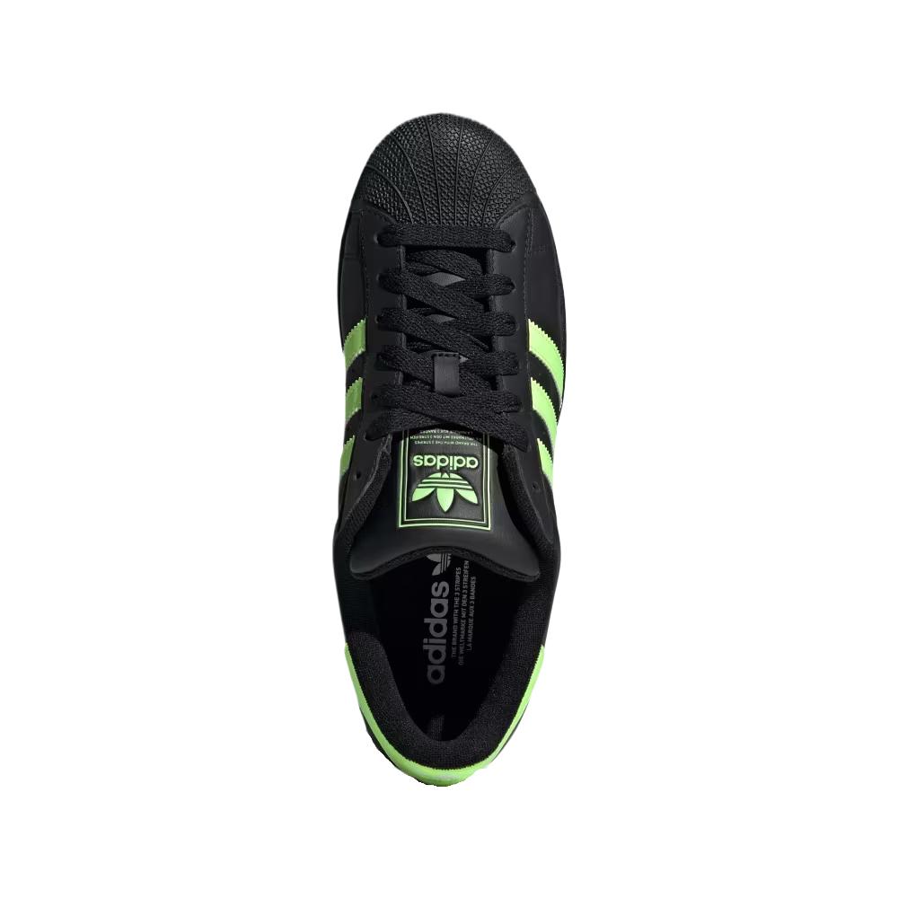 Men's Sneakers adidas Superstar II Core Black Signal Green Cloud White Core Black/Signal Green/Cloud White