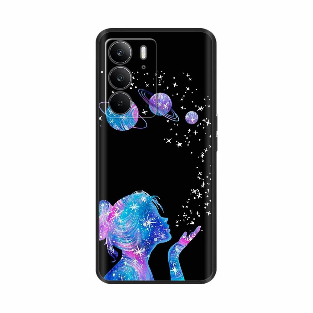 Чехол-бампер для телефона Realme C75 4G 6,72" Мягкий силикон Милый мультяшный рисунок Funda Для Oppo Realme C75 RealmeC75 4G C 75 Чехлы