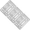 3 Pcs Stainless Steel Drawing Drafting Craft Stencils Eraser Templates Durable Erasing Shield  Tools