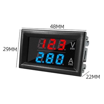 DC0-100V 10A Светодиодный Цифровой Вольтметр Амперметр Автомобиль Мотоцикл Измеритель Напряжения Тока Детектор Напряжения Тестер Панель Монитора
