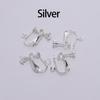 10pcs 15*13mm Screw Ear Clip Earring Settings Earring Base Blank Bezel For Jewelry Making Findings DIY Handmade Earrings Finding