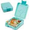Lunch Box - Klarstein - Schmatzfatz Easy Snack - 4 Compartiments - 18 X 15 X 5 Cm - Sans BPA - Turquoise