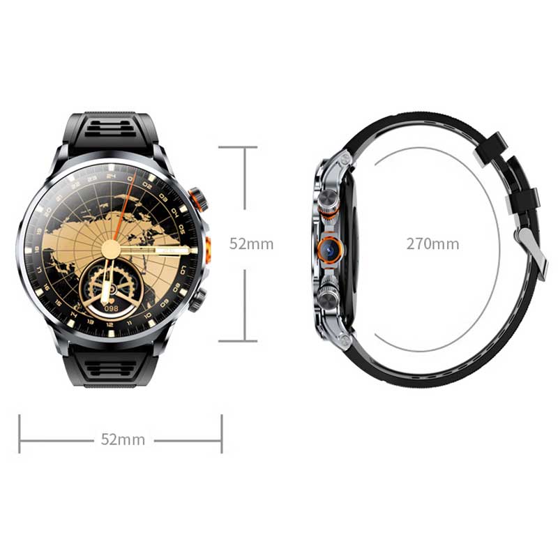 HD камера Smartwatch 128G SIM карта Smartwatch круглый экран карта телефон часы 1.95-дюймовые Smart Watch камера Heart Rate NFC