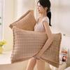 "Crystal Velvet Pillowcase 48x74: Autumn/Winter Quilted Flange, Thick, Warm Milk Velvet"