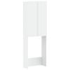 Toilet Cabinet ZWOLLE White 66 x 25.5 x 190 cm Engineered Wood