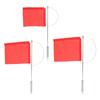 Wind Indicator Flag Monotypes Marine Mast Flag Wind Indicator Stainless Steel Red Boat Flag for Sail