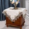 Кружевная скатерть и чехол для прикроватной тумбочки в американском и китайском стиле для журнальных столиков, угловых столиков, стиральных машин и холодильников.