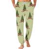 Pantalones de pijama con estampado navideño para hombre para comodidad en otoño e invierno