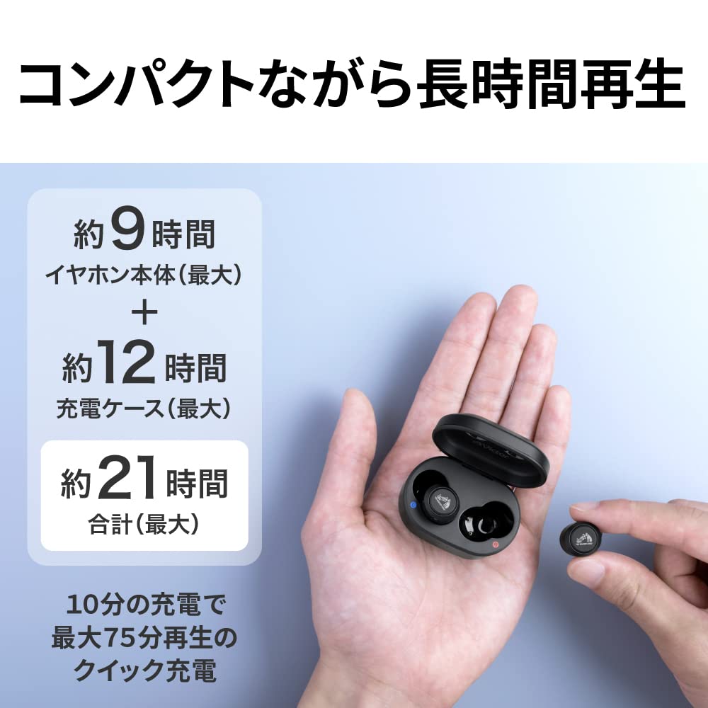 Беспроводные наушники JVC Kenwood Victor с наклейкой Bluetooth с шумоподавлением, внешний звукозаборник, водонепроницаемый микрофон с низкой задержкой, в комплекте корпус