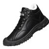 Men's Snow Boots: Autumn/Winter Cotton, Outdoor Sports, Velvet-Lined, Thick Casual Mid-Cut Leather Shoes