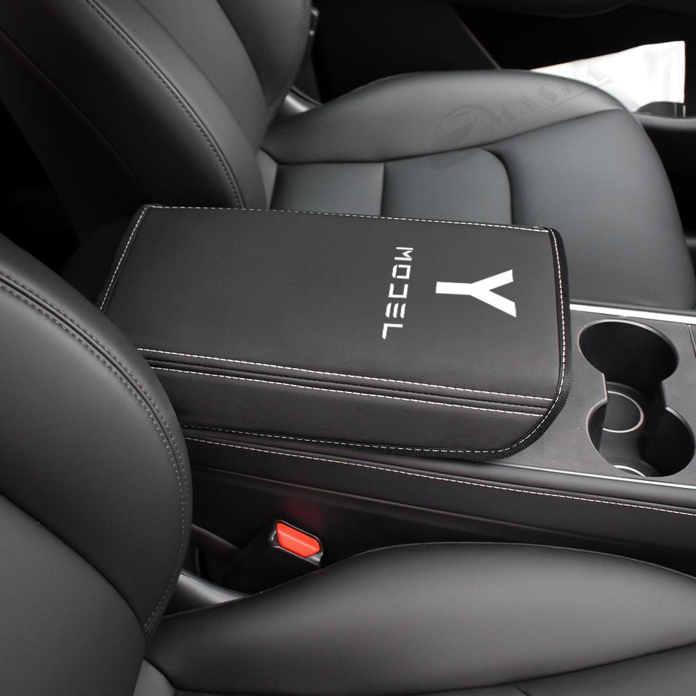 Автомобильный подлокотник, защитный чехол, подлокотник с центральным управлением, внутренние автомобильные аксессуары для Tesla Model 3 Model Y 2017 2018 2019-