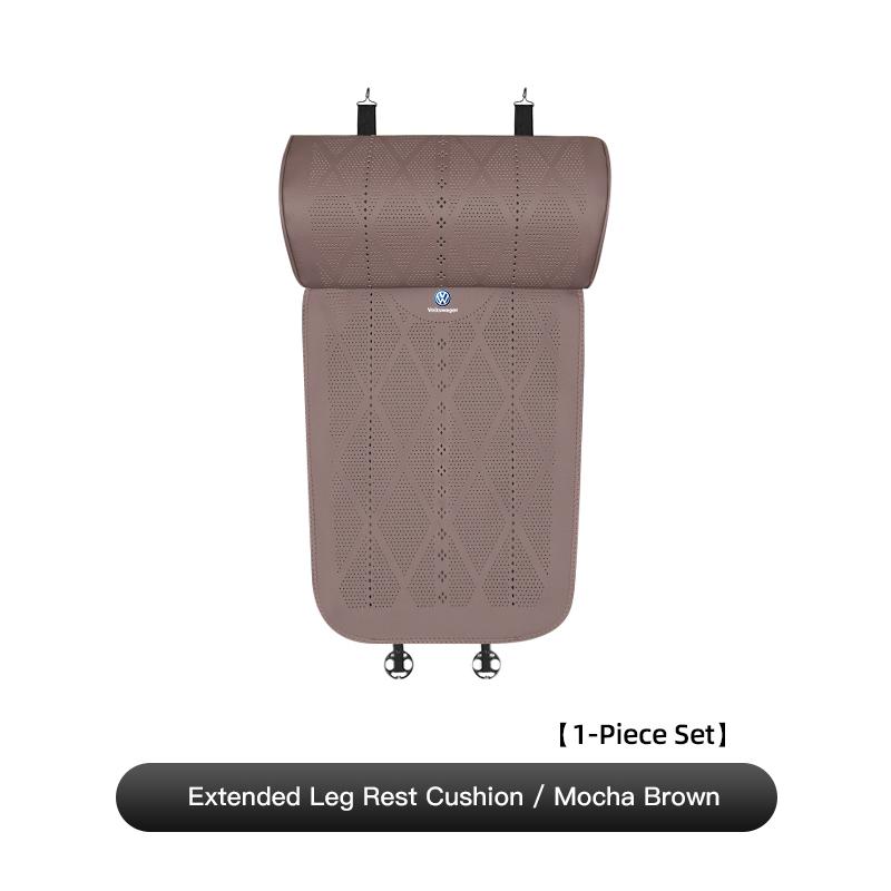LMN1 VW 2026 Hot Car Seat Leg Support Cushion Breathable Non-Slip Mat Cover For VW GTI Tiguan Passat Golf Polo Magotan ID.3 T5 Arteon