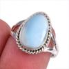 Natural Republic Larimar Gemstone 925 Solid Sterling Silver Gift Ring S.9 E5k18
