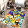 Custom personalization Pokémon Ash and Pikachu Area Rug - Perfect For Kitchen, Bathroom,Laundry Room Decor Large Size Available,Gift All Seasons