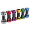 HASSNS Threaded Bike Bottom Bracket, Black/Red/Blue/Purple/Titanium color/Gold/Dazzle BB52 68/73mm MTB Integral Sealed Steel Bea
