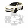 Прозрачная матовая автомобильная пленка из ТПУ, вырезанная по форме, для модели X 22-26, базовая версия