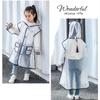 Raincoat Kids 1-10 Years Boys Girls Rain Jackets Cartoon Rain Coat Outfits Transparent Rainwear Baby Waterproof Child Clothes