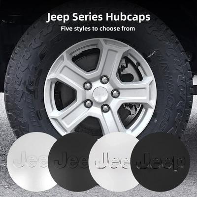 Для Jeep Для Jeep Grand Cherokee Wrangler JK Gladiator Compass Renegade Patriot 4 шт. Центральная заглушка ступицы колеса автомобиля Логотип Аксессуар