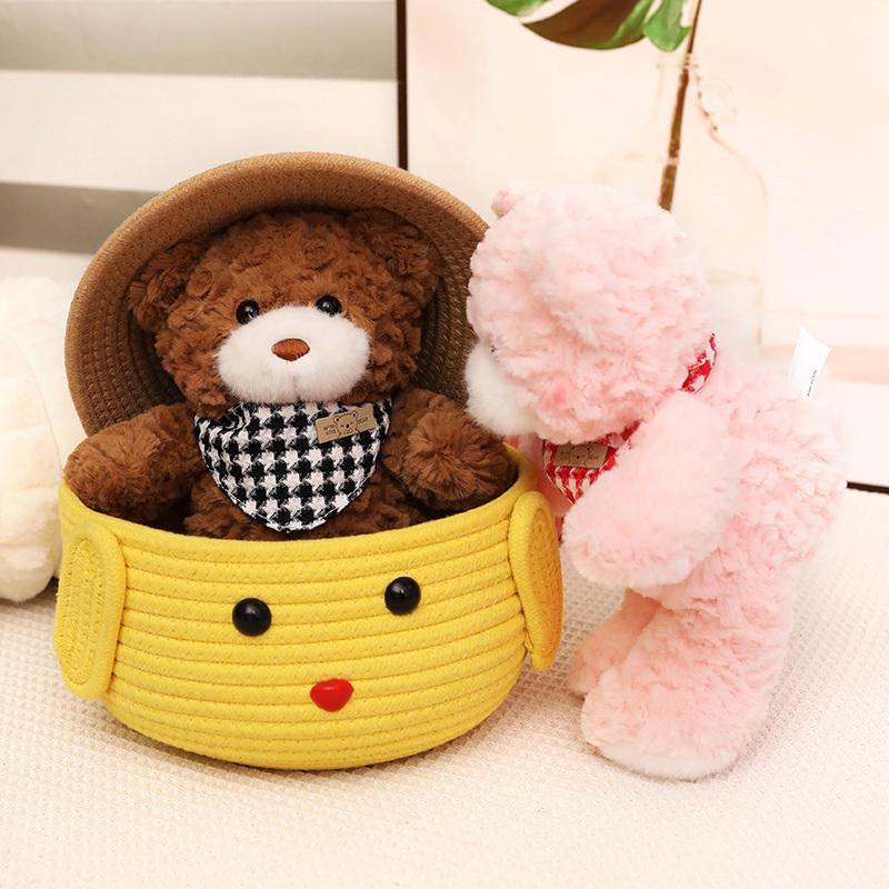 Милый медведь, плюшевая игрушка, декоративная подушка, кукла, украшение для дивана, клубника, розовый медведь, украшение для автомобиля, подарок на день рождения