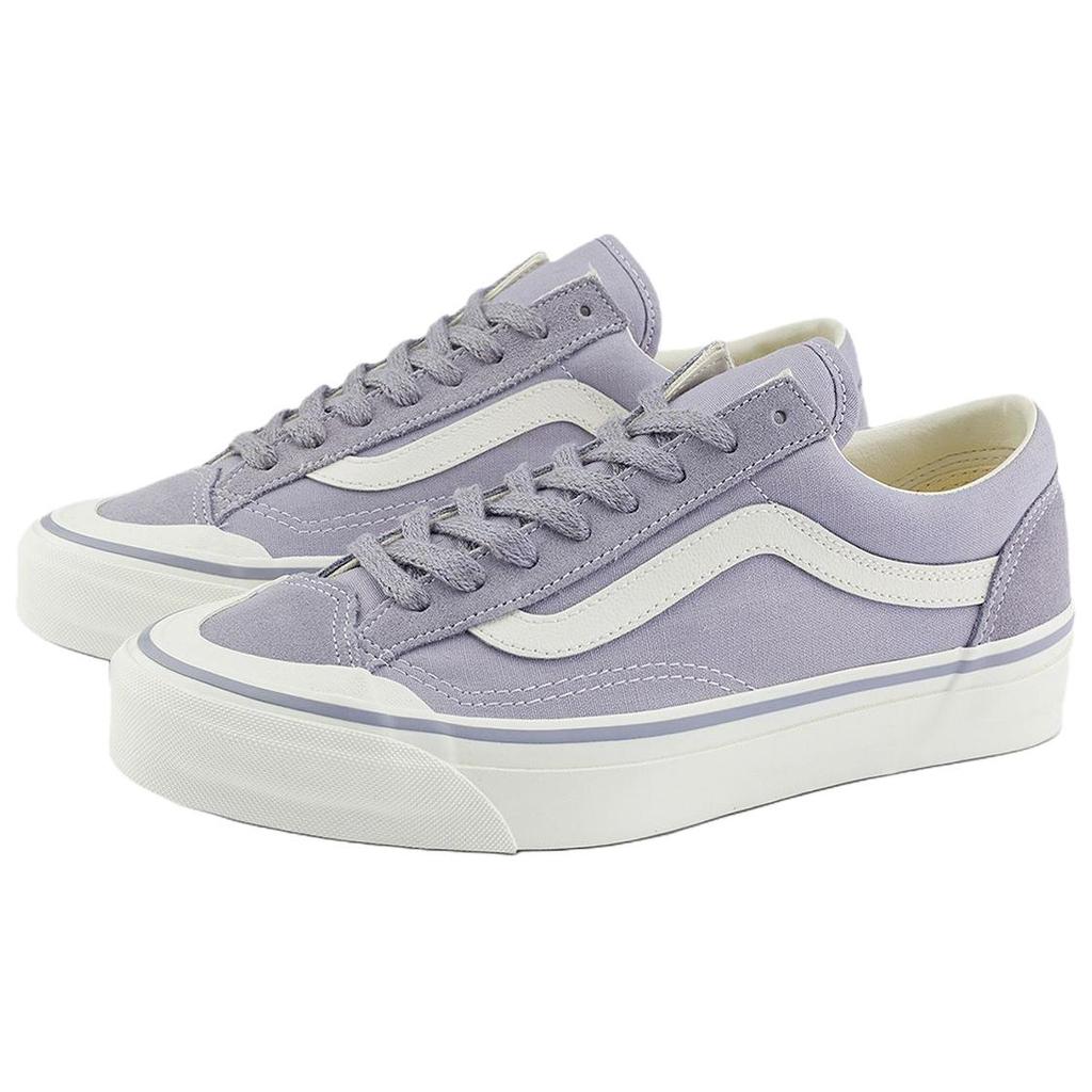 Vans Old Skool Reissue 136 Comfortable Versatile Low-Top Skate Shoes Unisex Sneakers Purple VN000MT6E3N