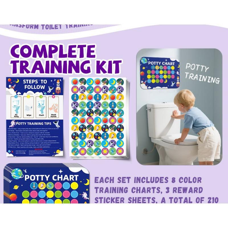 Kids Potty Training Reward Sticker Chart For Boys And Girls Habit Cultivation