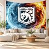 Ipswich Town Football Wall Tapestry, Soft Fabric Wall Hanging, Decorative Backdrop For Bedroom Home Wall Art