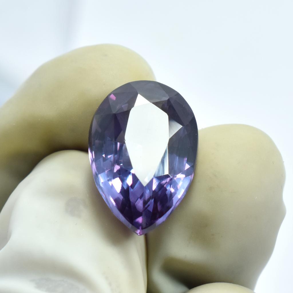 Natural Color Change Alexandrite Loose Gemstone CERTIFIED 8.70 Ct Pear Cut.
