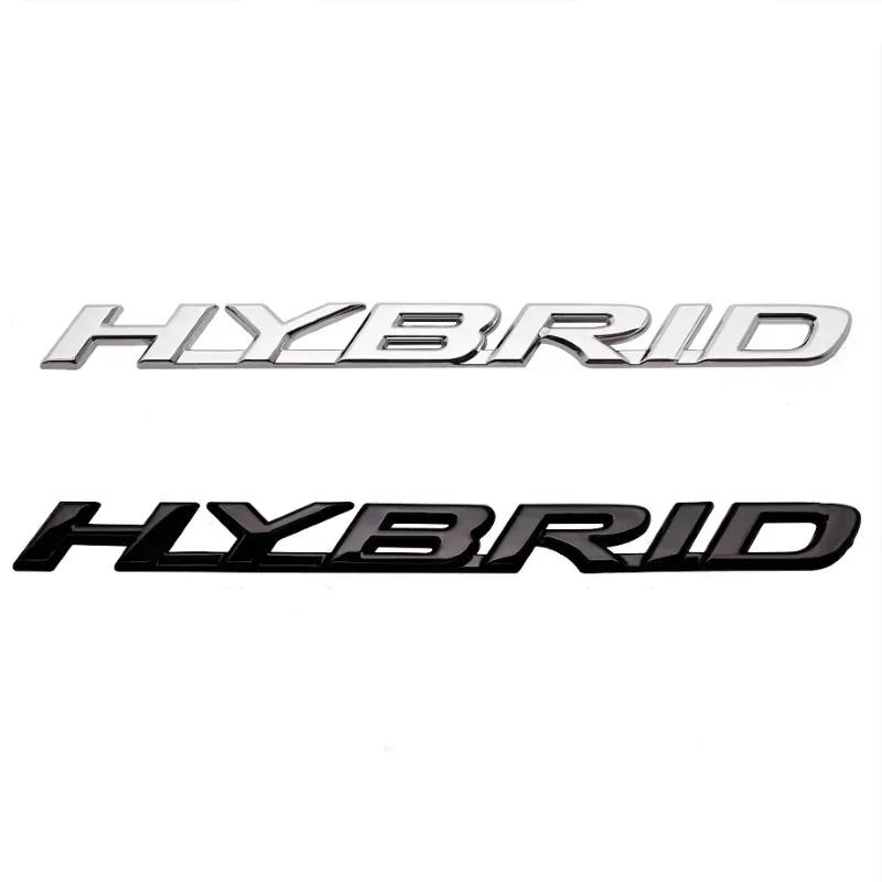 AHN4 3D Metal HYBRID Logo Rear Trunk Fender Door Emblem Badge Car Sticker Decals for Lexus RX350 NX200 ES300 IS300 LX470 LX570