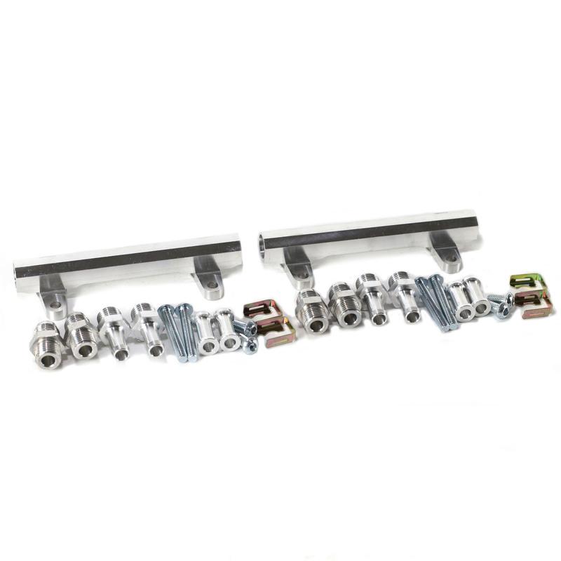 SherryBerg New Aluminum Twin/ Dual IDF DCOE Throttle Body Fuel Rail for Weber JENVEY Dellorto EMPI EMPI SOLEX Holley Al TB TH