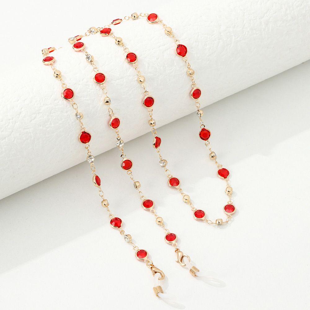 Модные длинные хрустальные очки-шнурки для очков Аксессуары для очков Цепочка для очков Ожерелье для очков