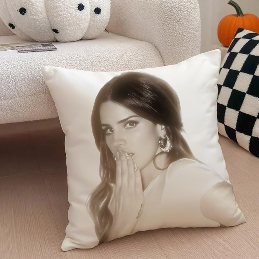 Наволочка Lana Del Rey Льняная Наволочка Мягкая Дышащая Защитная Декор Дивана Комнаты