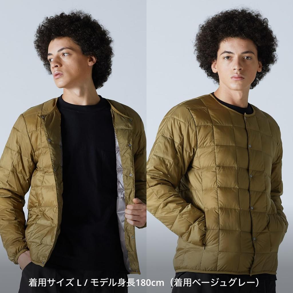 Taion Basic Oversized Crew Neck Button Down Dark Size M Men's Jacket, 104OS, Charcoal,