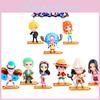 Коллекция мини-фигурок One Piece, идеально подходящая для топперов для торта и украшений.