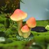 Mini Resin Simulate Mushroom Ornament Garden Artificial Mushroom Figurine DIY Landscape Garden Terrarium Lawn Decorations